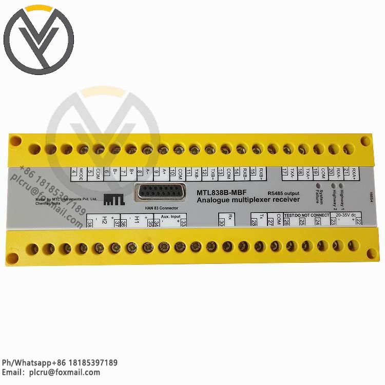 MTL MTL838B-MBF Analogue multiplexer receiver SR485output.