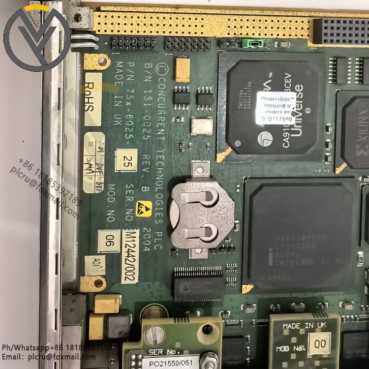 ANSALDO VP32502X 75x-6025-25 151-0025 Single Board Computer