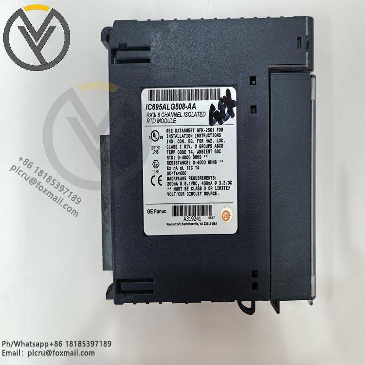 GE IC695ALG508-AA RX3i 8-Channel Isolated RTD Module