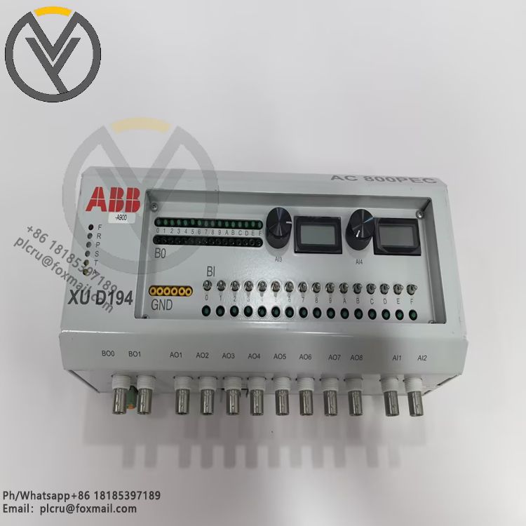 ABB XUD194 3BHE018137R0001 AC800PEC High performance controller module