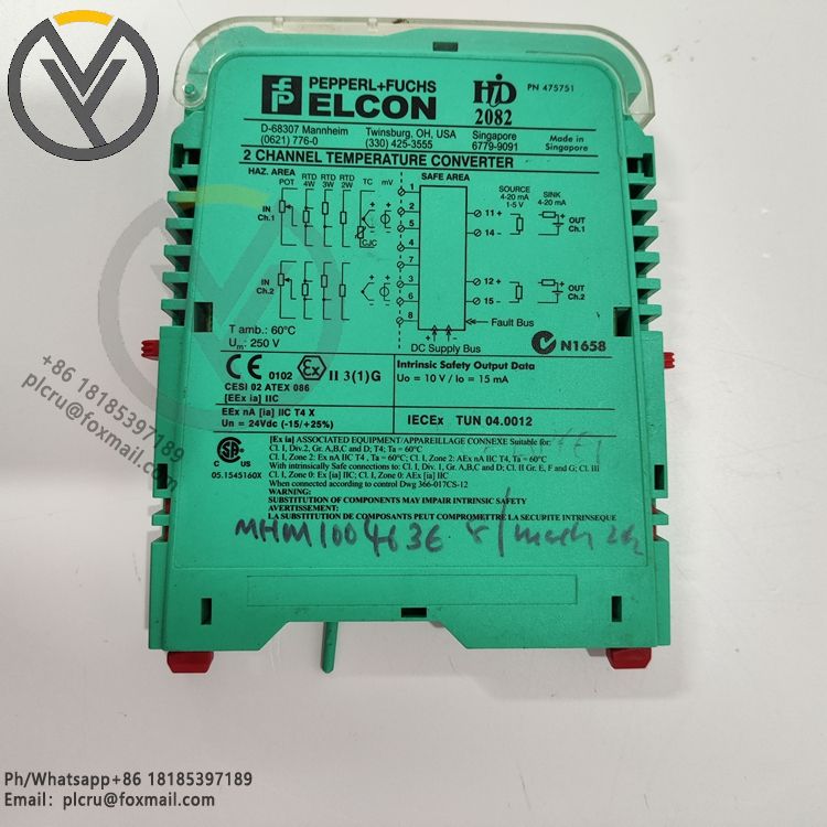 Pepperl+Fuchs 温度转换器 HiD2082