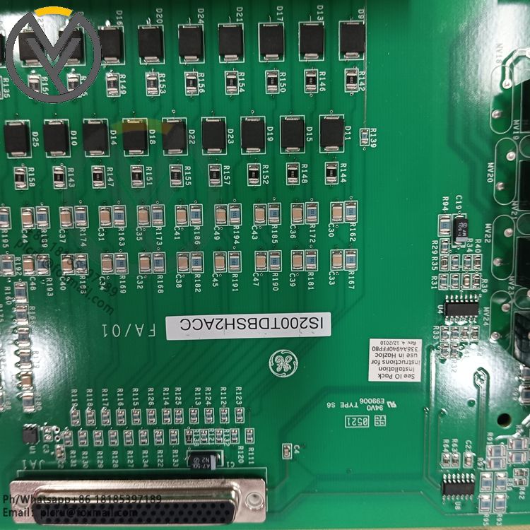 GE IS230TNDSH2A IS200TDBSH2ACC PDIO Terminal Board