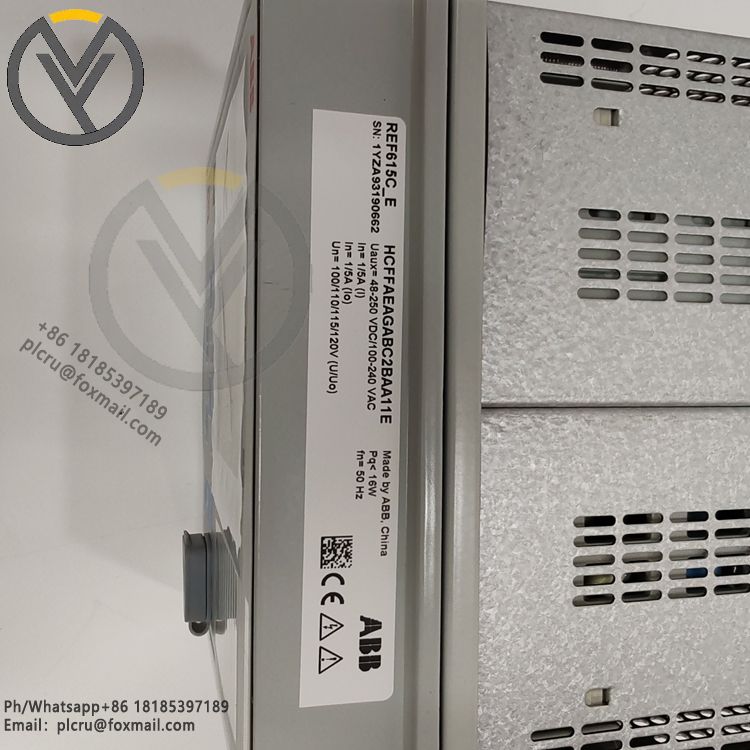 ABB REF615C_E HCFFAEAGABC2BAA11E Feeder protection and measurement control device